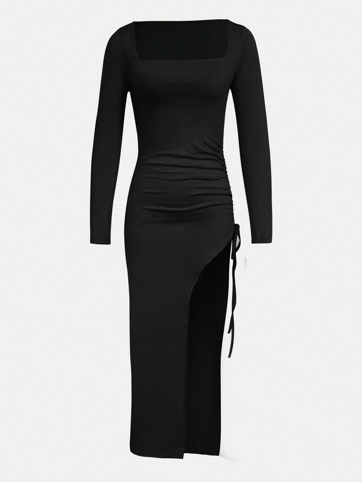 Rochie maxi SHEIN, negru