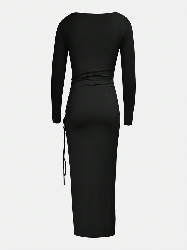 Rochie maxi SHEIN, negru