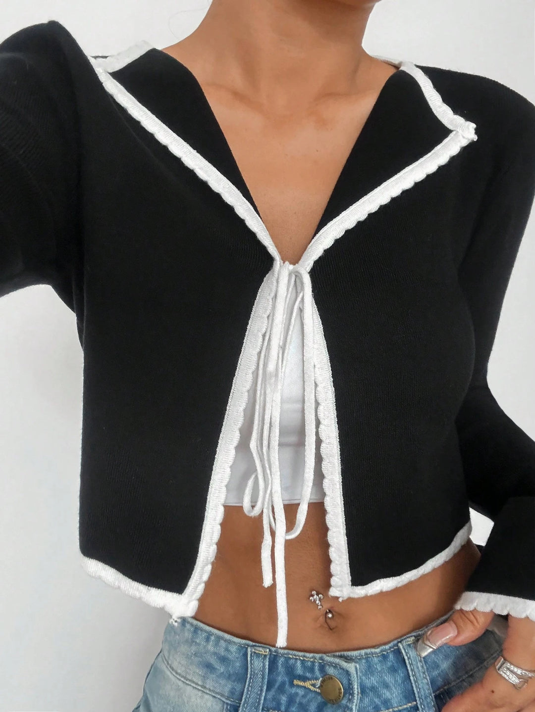 Cardigan scurt SHEIN, mix culori