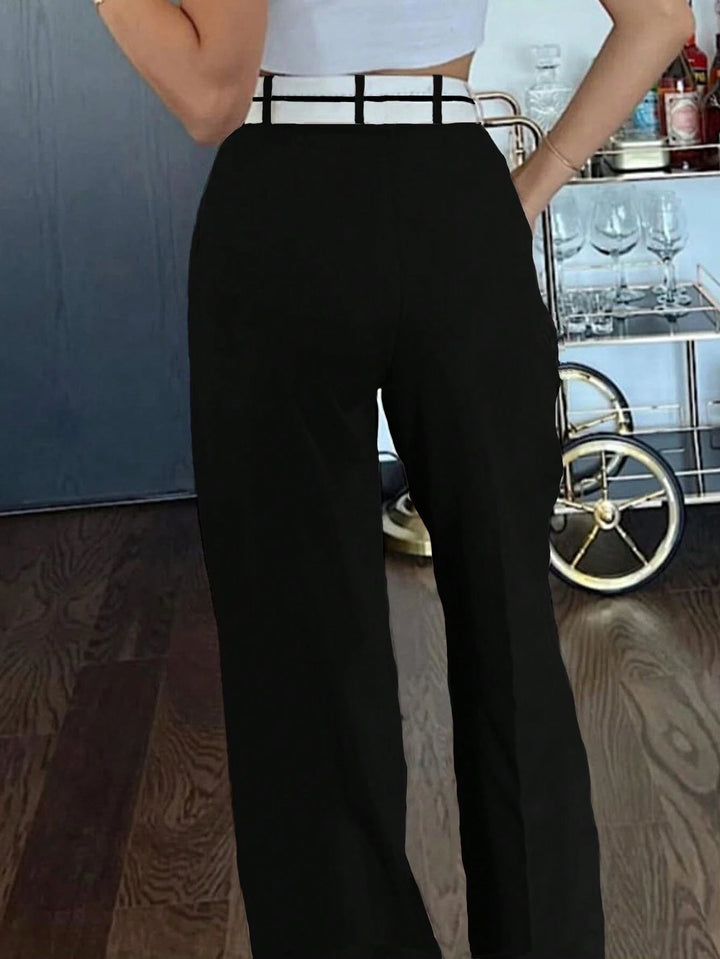Pantaloni SHEIN, negru