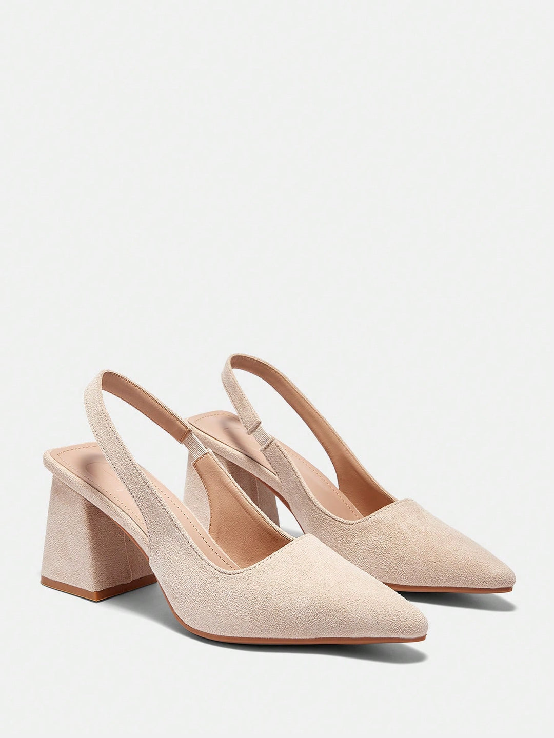 Pantofi cu toc SHEIN, bej