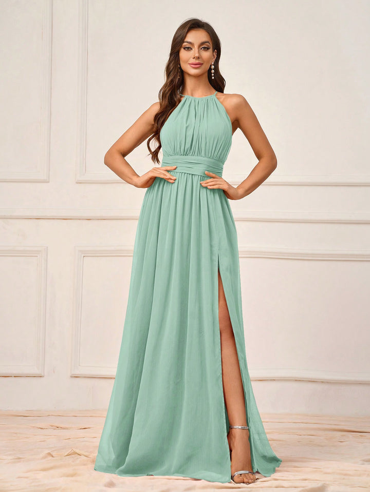Rochie maxi SHEIN, verde
