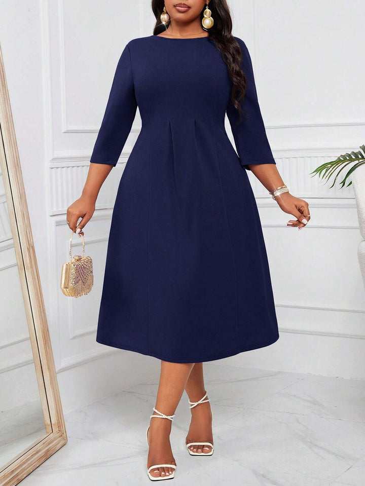 Rochie midi SHEIN, albastru