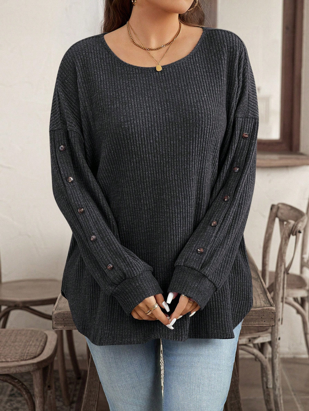 Tricou SHEIN, gri