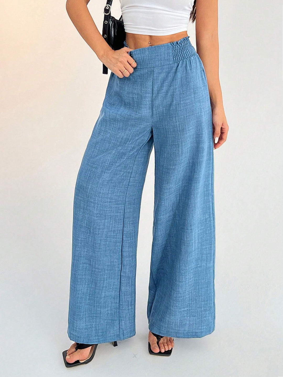 Pantaloni SHEIN, albastru