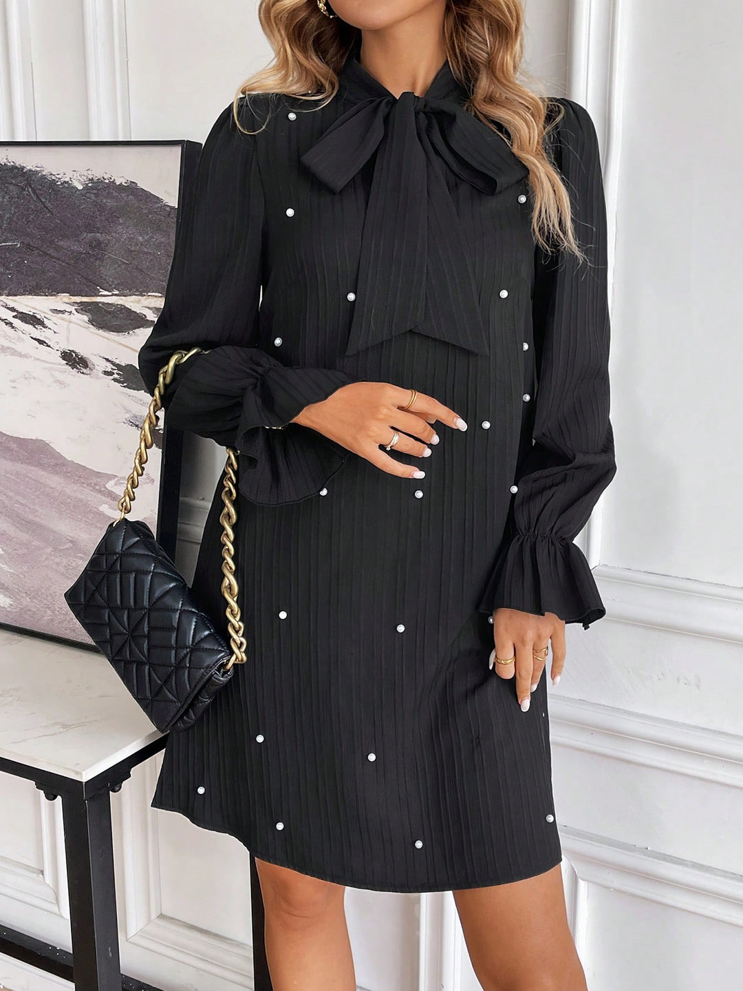Rochie scurtă SHEIN, negru
