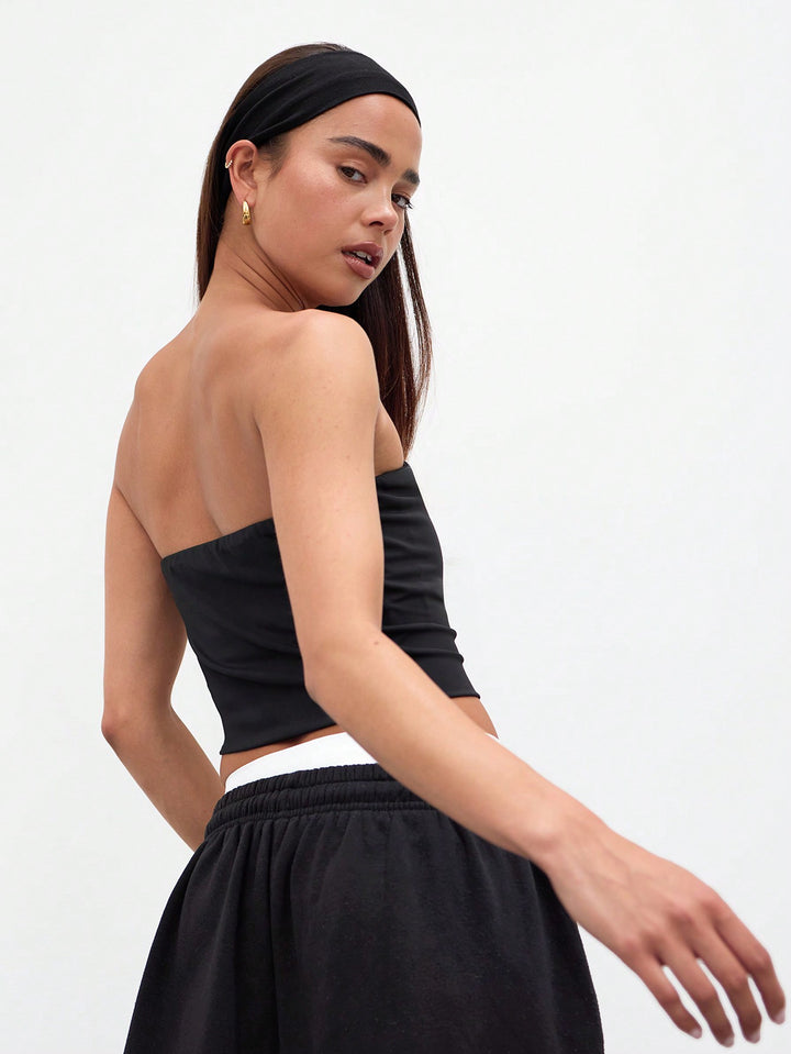 Top SHEIN, negru