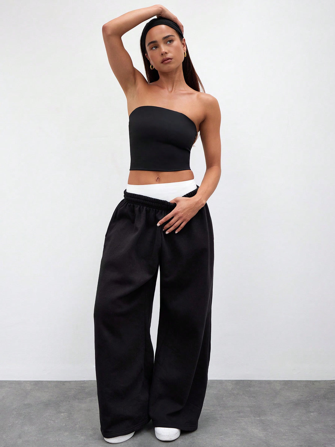 Top SHEIN, negru