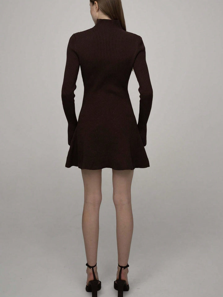 Rochie scurtă SHEIN, maro