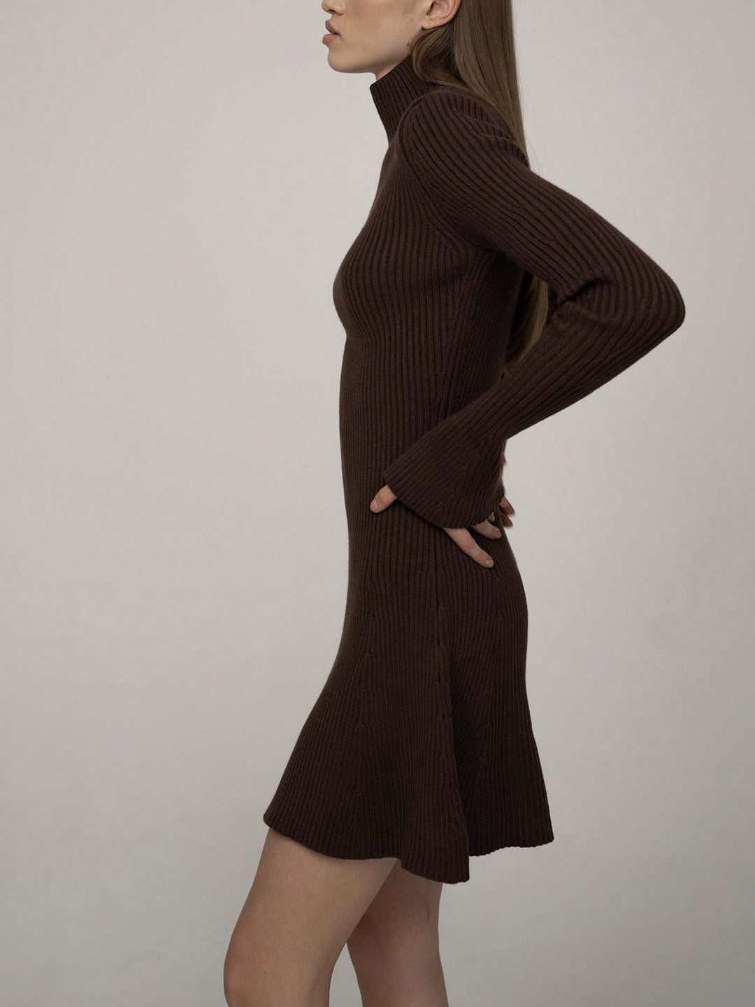 Rochie scurtă SHEIN, maro