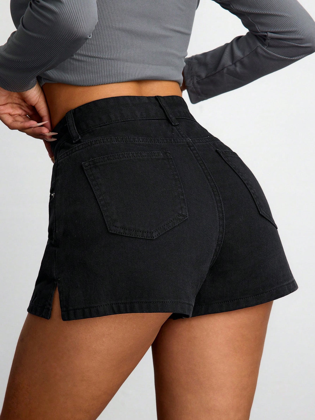 SHEIN skort, fekete