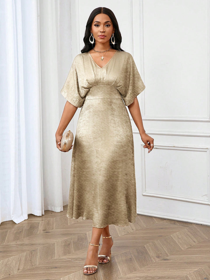 SHEIN maxi ruha, arany