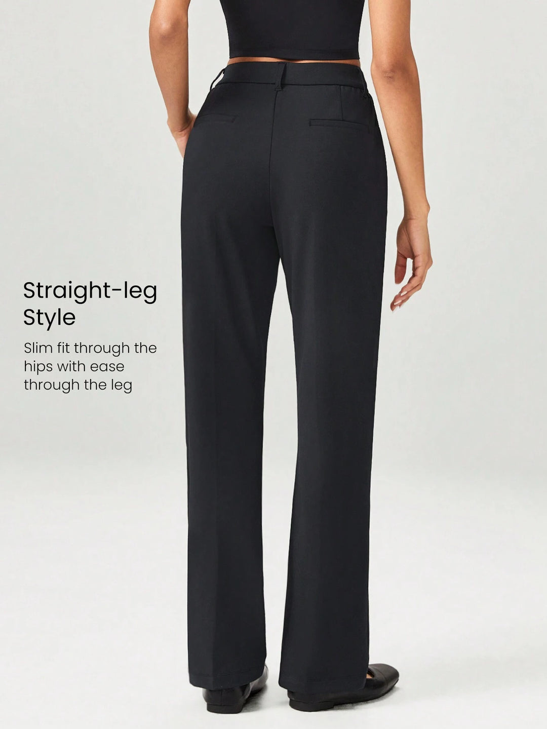 Pantaloni SHEIN, negru