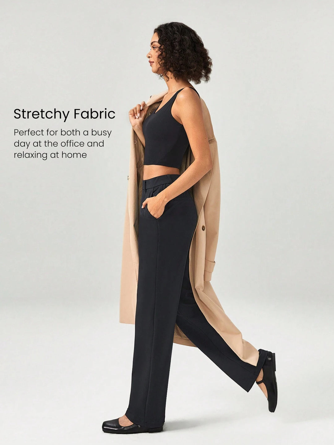 Pantaloni SHEIN, negru