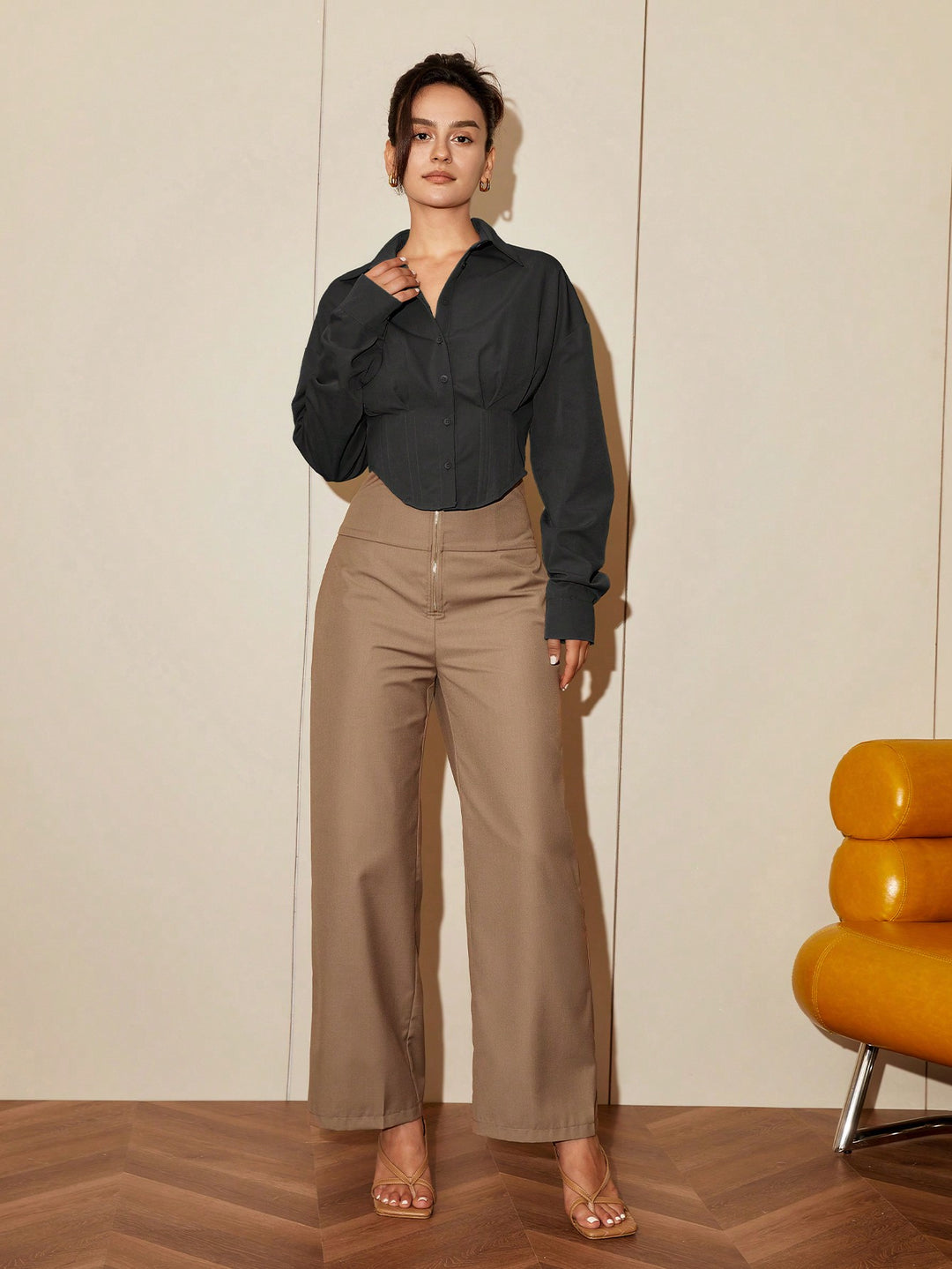 Bluza eleganta SHEIN, negru