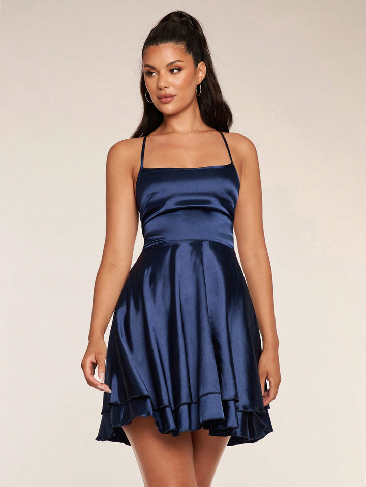 Rochie scurtă SHEIN, albastru