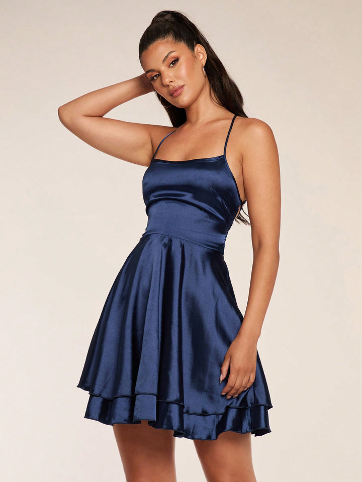 Rochie scurtă SHEIN, albastru