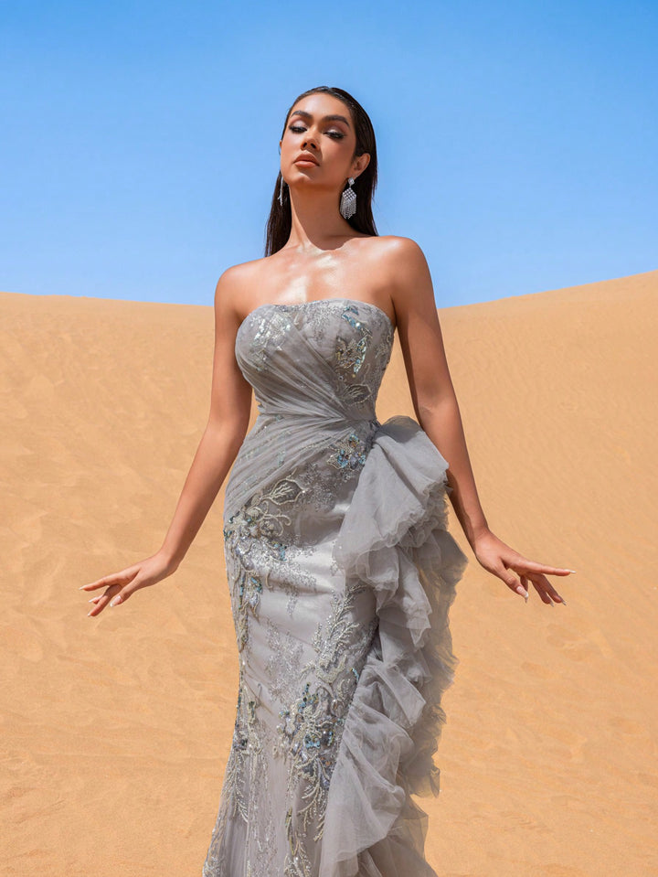 Rochie SHEIN, gri
