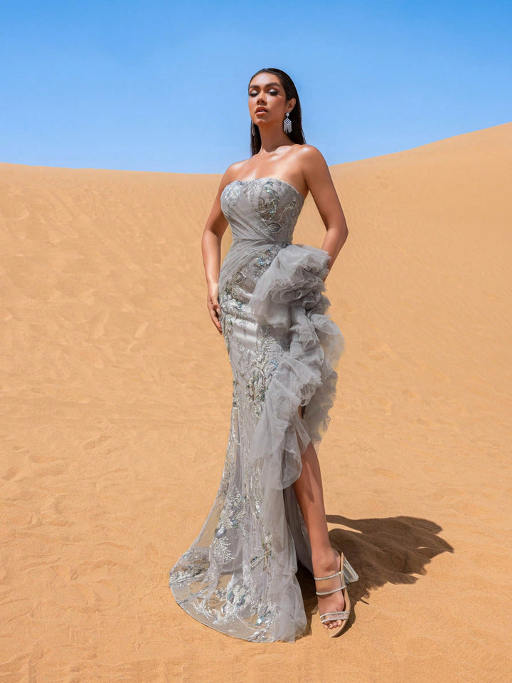 Rochie SHEIN, gri