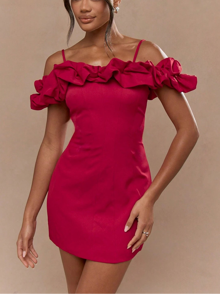 MISSGUIDED mini ruha Sheintől, piros