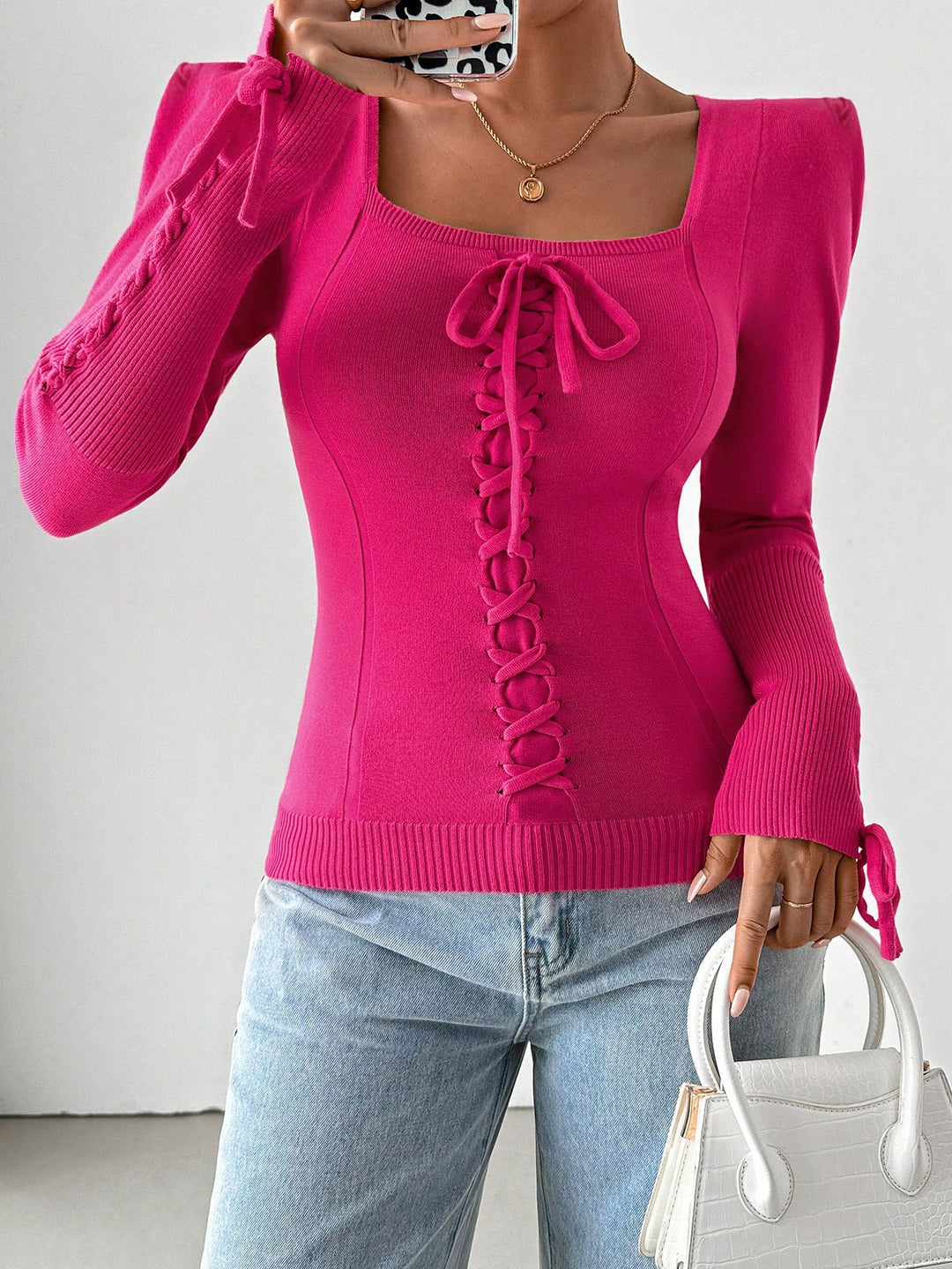 Pulover SHEIN, roz