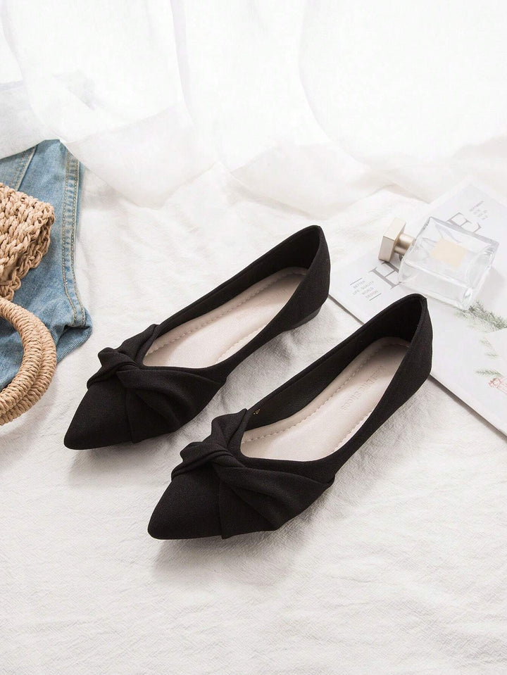 SHEIN balerina cipő, fekete