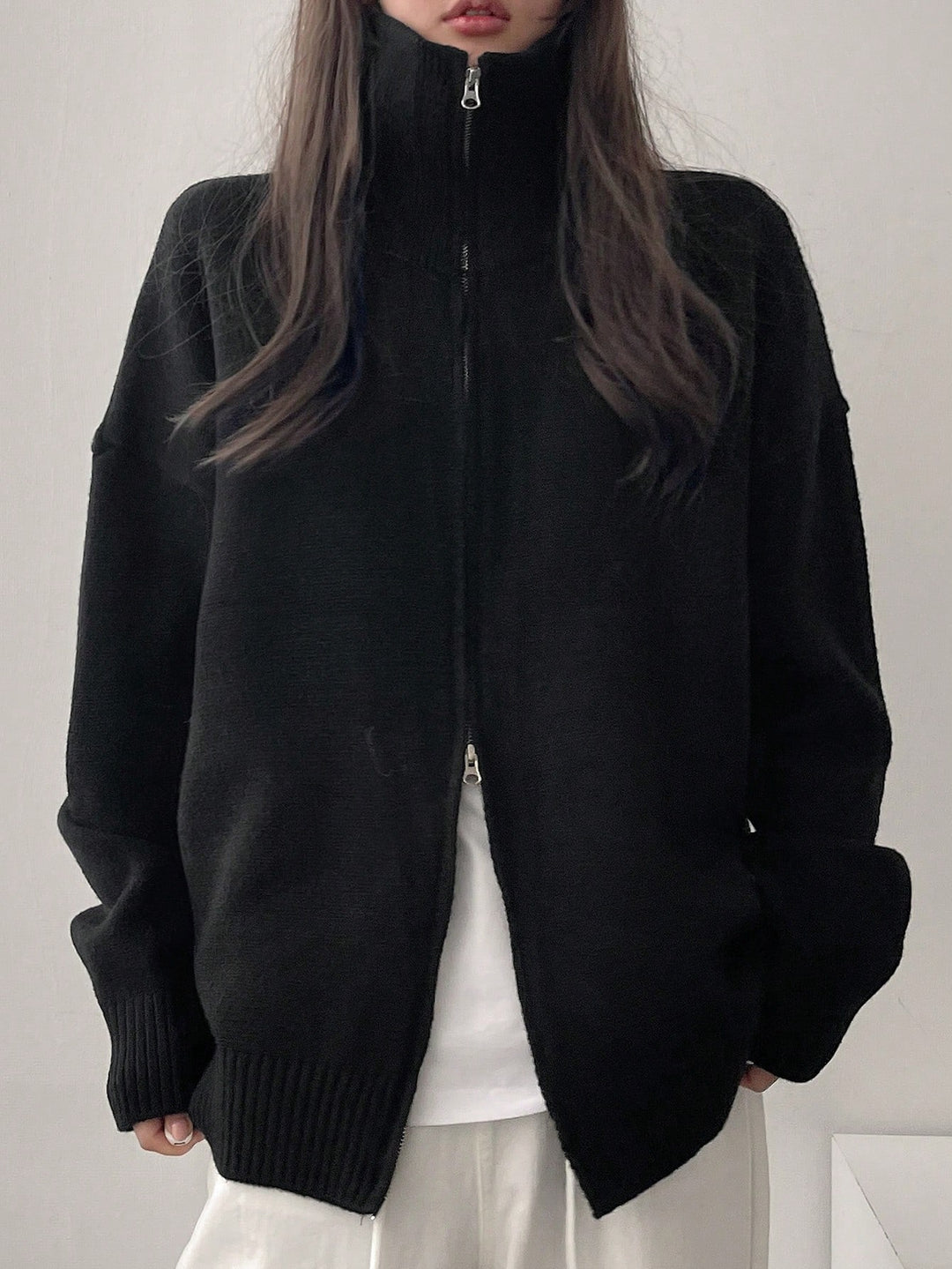 Cardigan SHEIN, negru