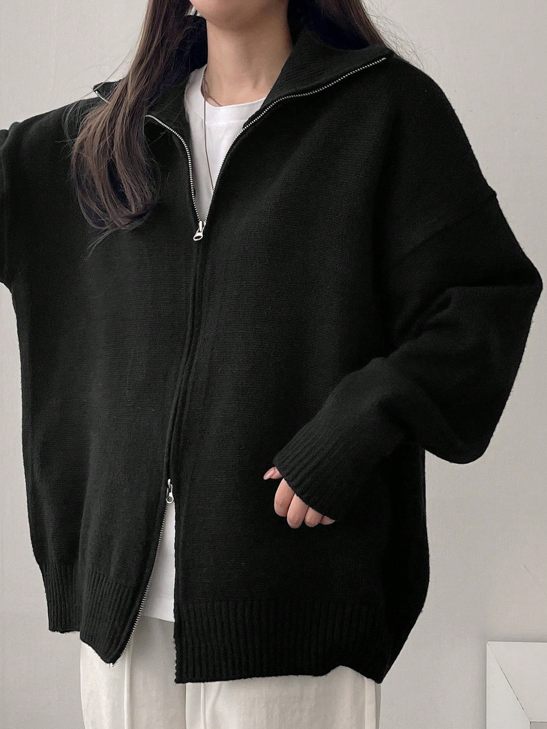 Cardigan SHEIN, negru