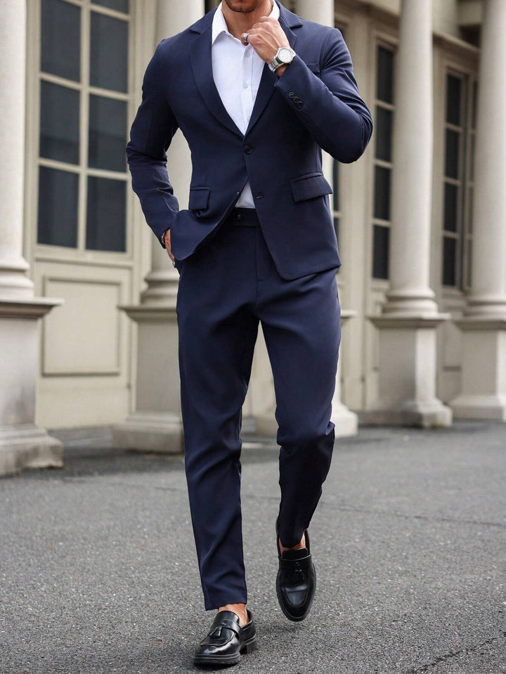 Costum SHEIN, bleumarin