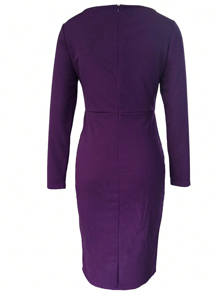 Rochie midi SHEIN, mov