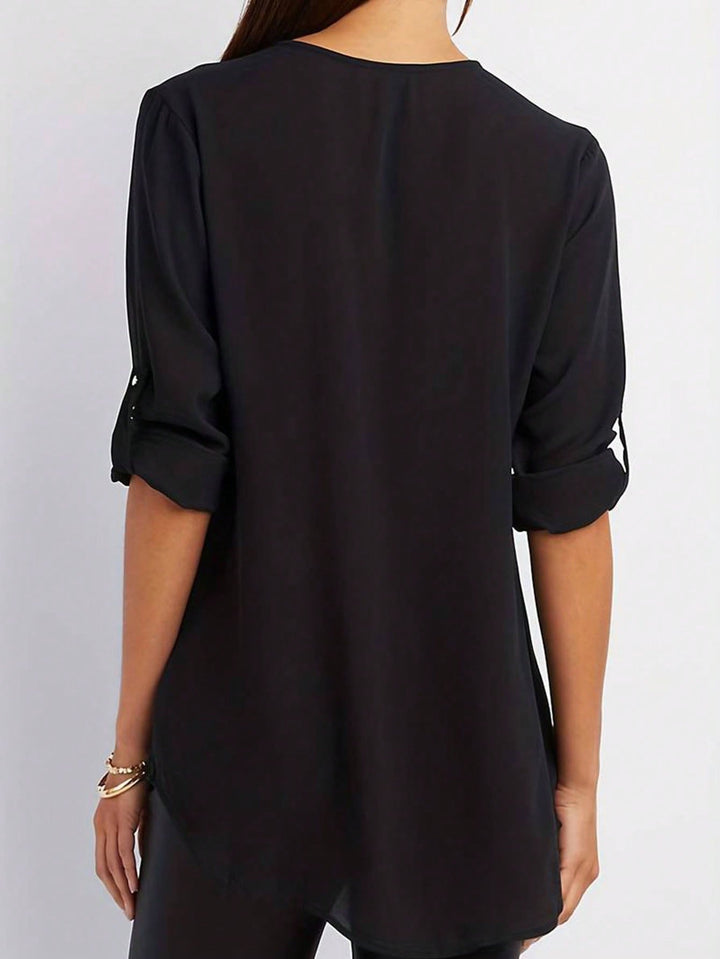 Cămașă casual SHEIN, negru