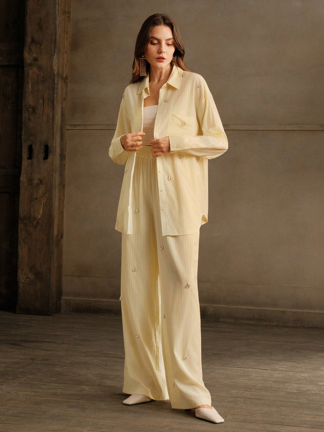 SHEIN szett, sárga