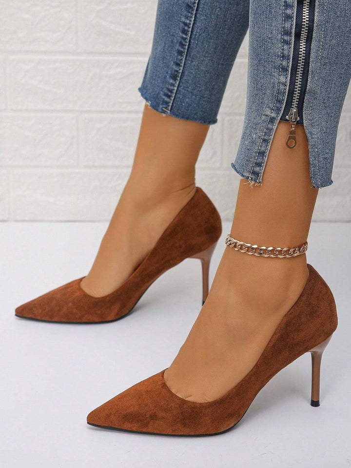 SHEIN Brown High Heels