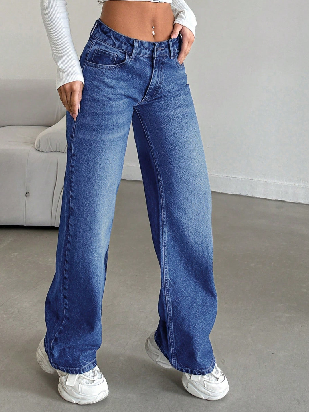 Jeans SHEIN, albastru