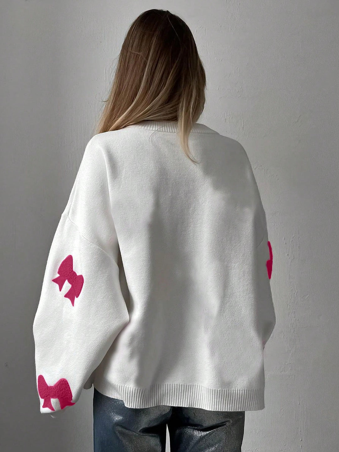 Pulover SHEIN, alb