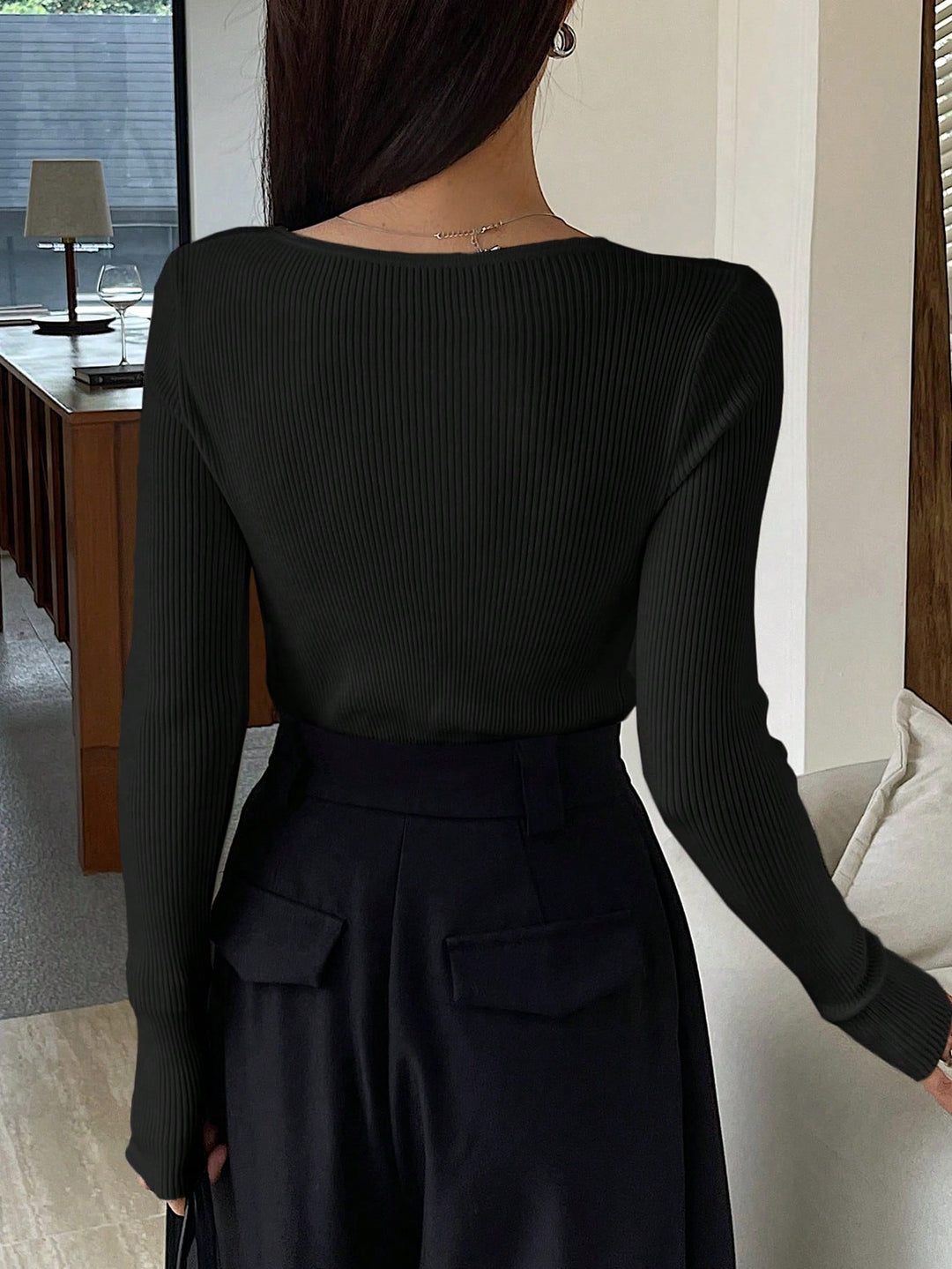 SHEIN pulóver, fekete
