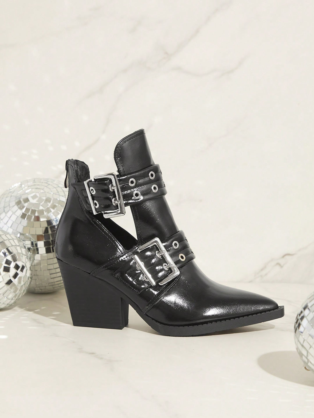 Botine SHEIN, negru