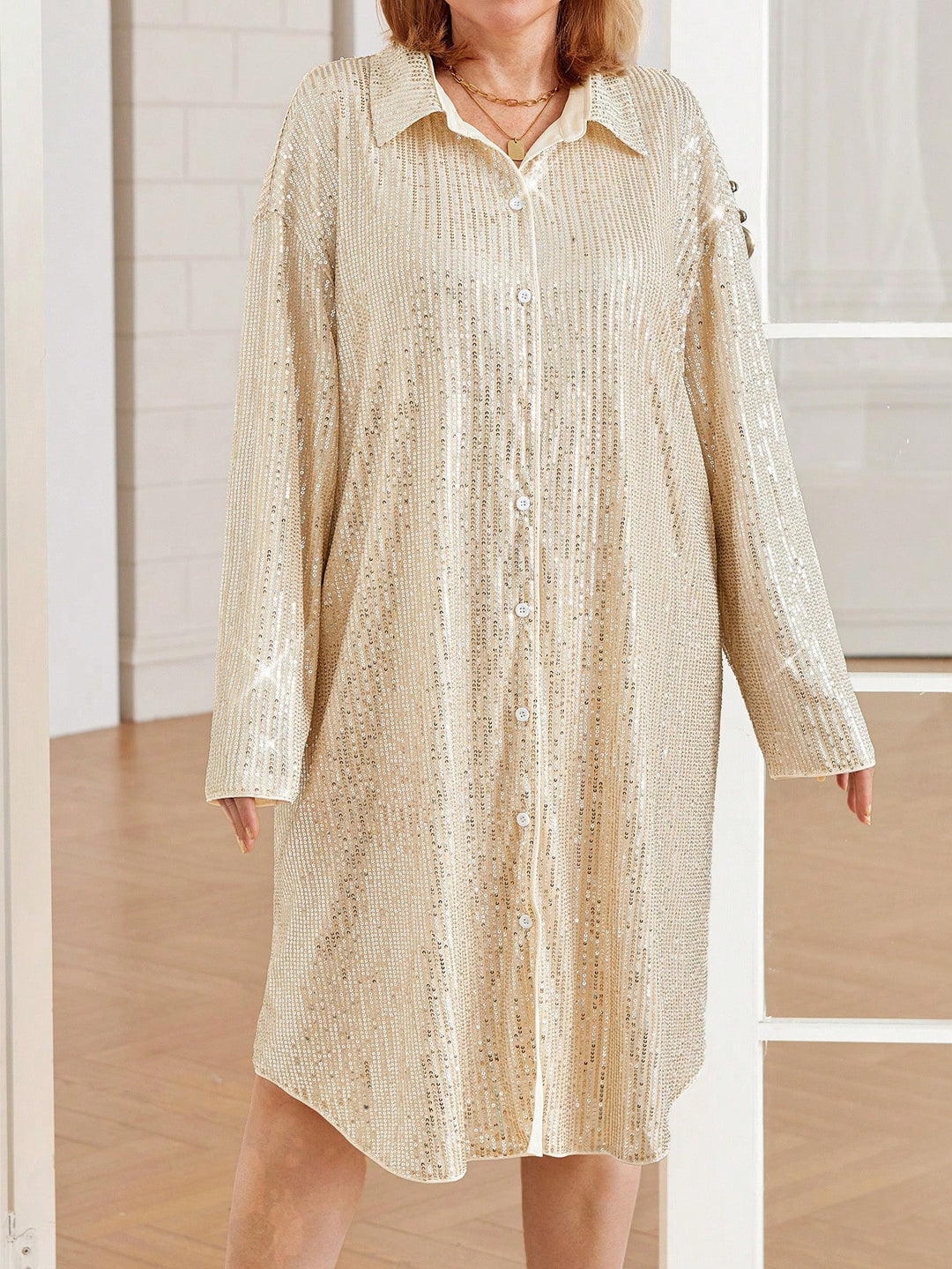 Rochie SHEIN, auriu