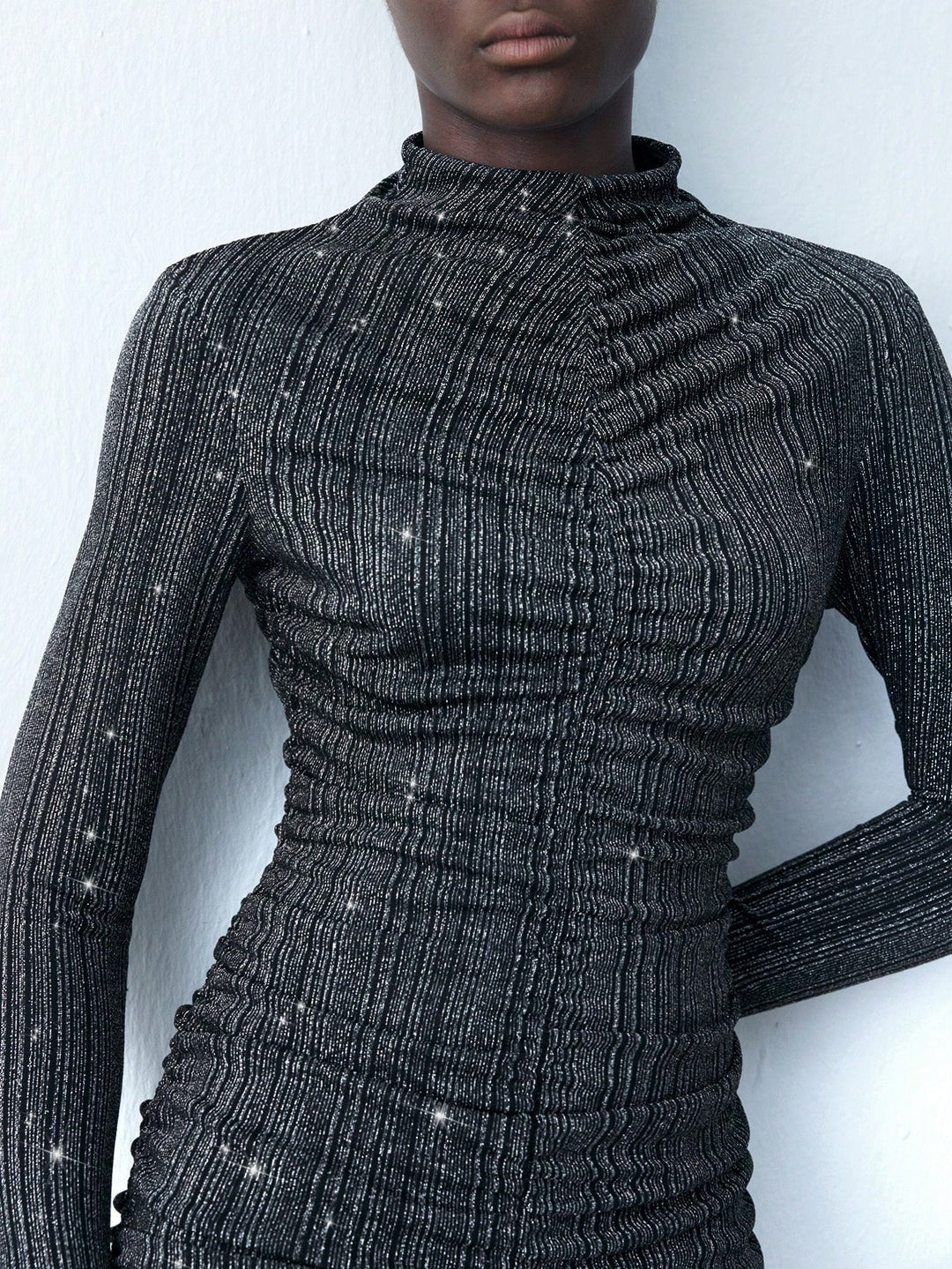 SHEIN mini ruha, fekete