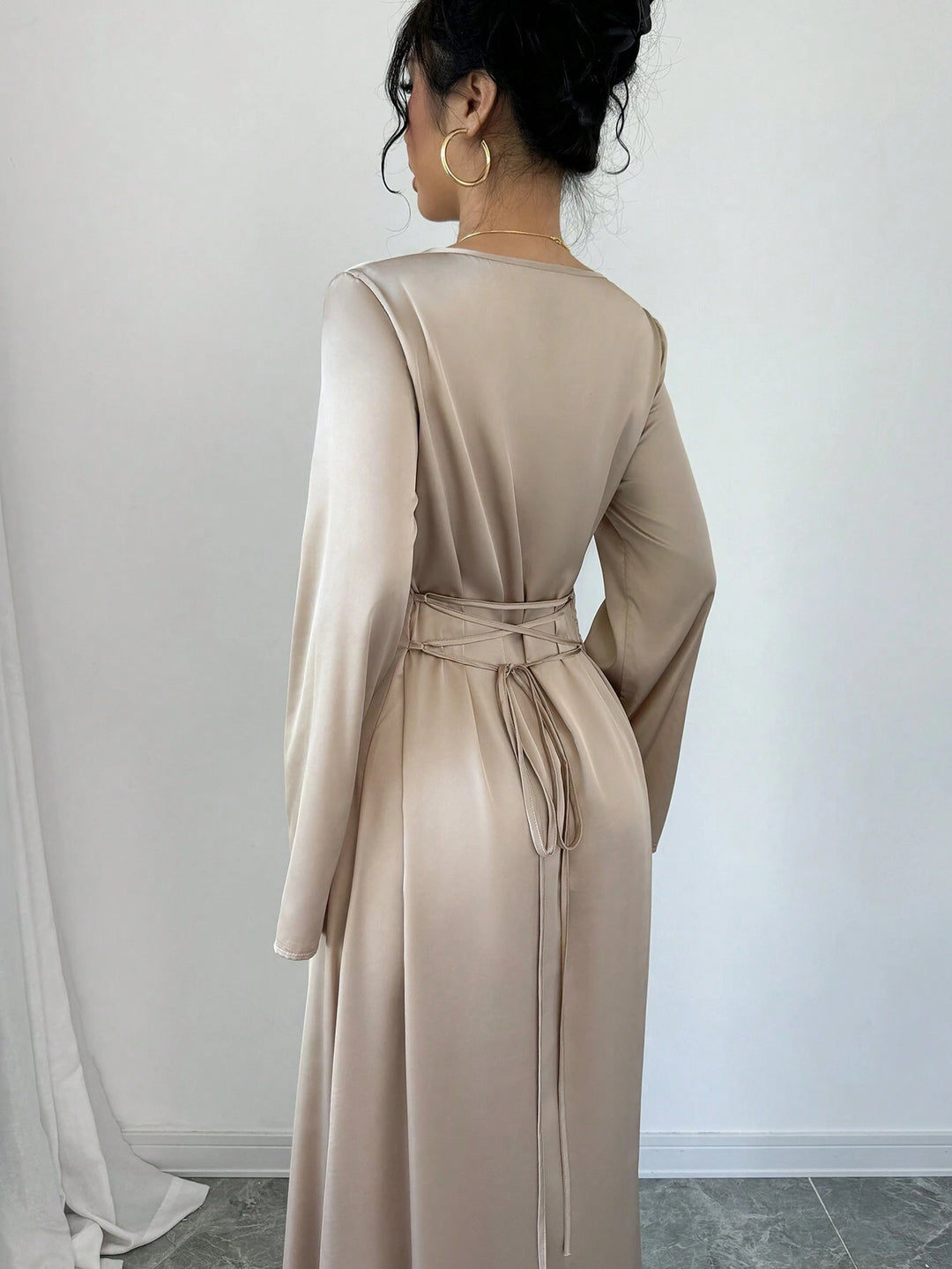 Shein maxi ruha, bézs