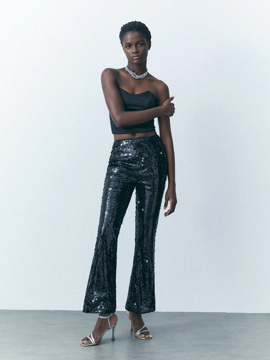 Pantaloni SHEIN, negru