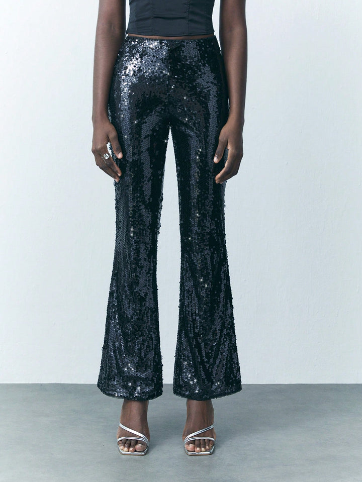 Pantaloni SHEIN, negru