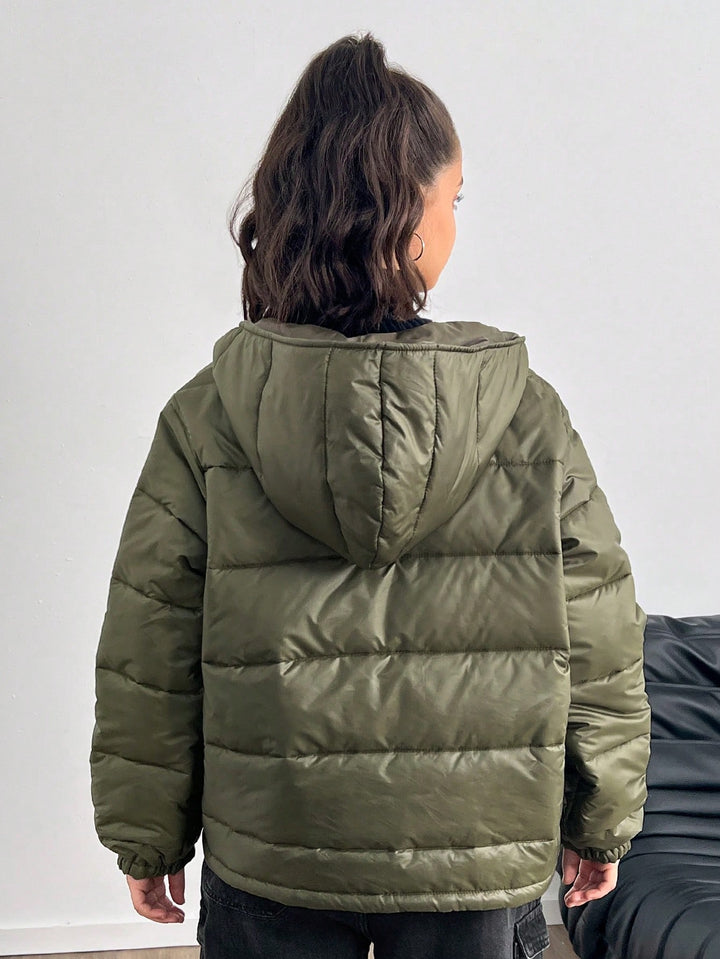 SHEIN Winter Coat, Khaki