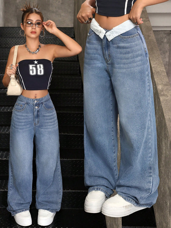 Jeans SHEIN, mix culori
