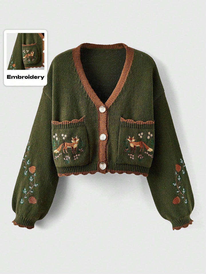 Cardigan SHEIN, verde