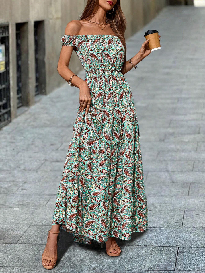 Rochie maxi Shein, mix culori