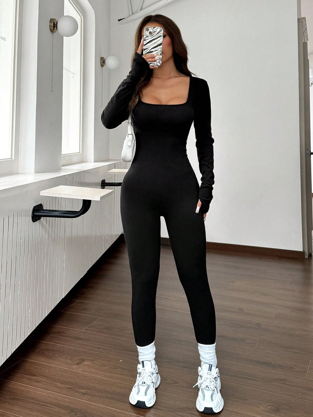 Salopeta SHEIN, negru