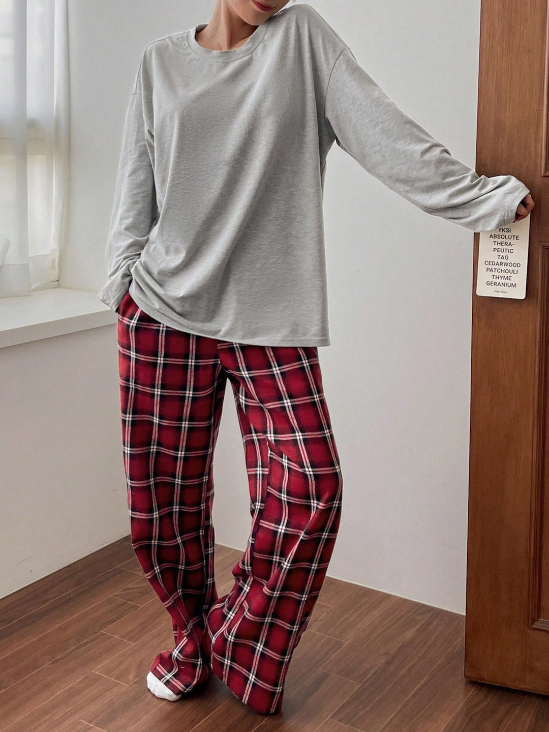 Set pijamale SHEIN, gri