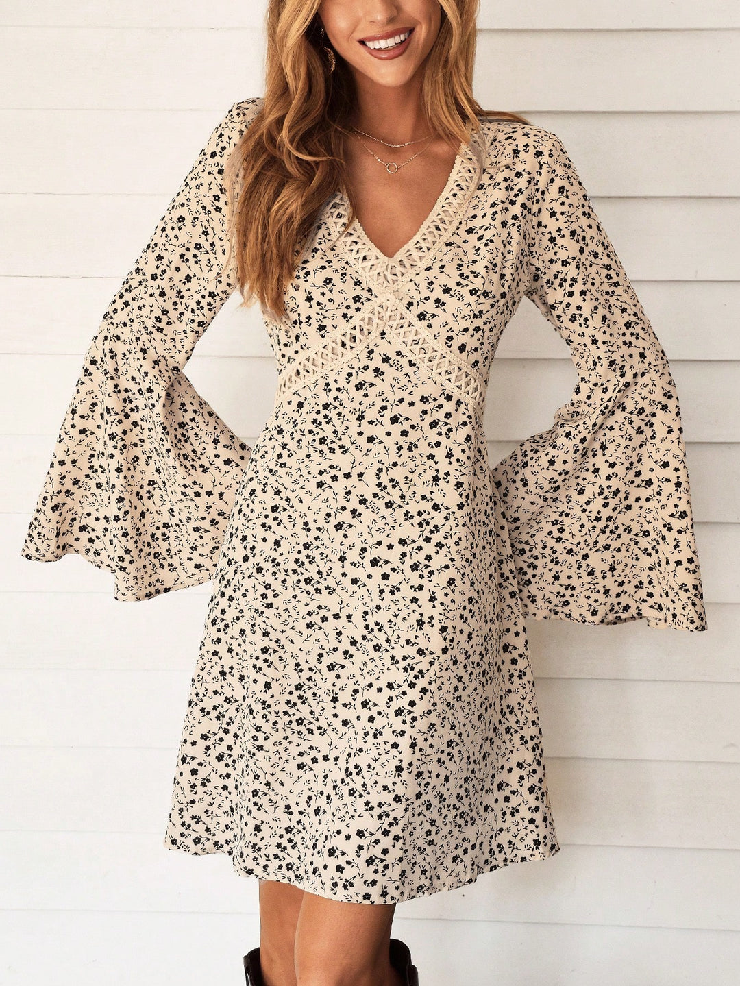 Rochie scurtă SHEIN, alb