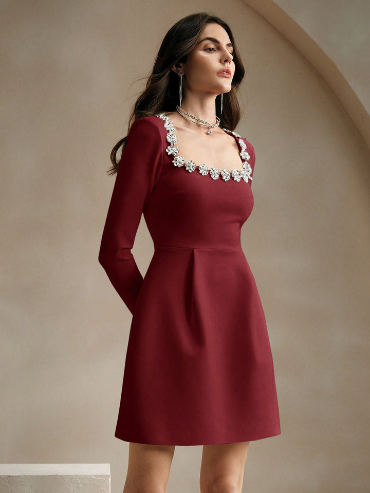 Rochie mini SHEIN, vișiniu